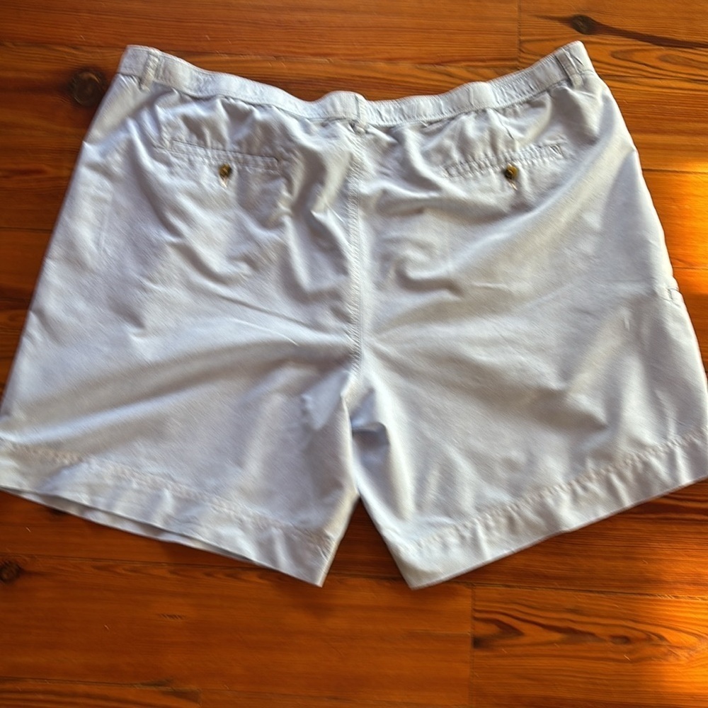 Saddlebred Men's Light Blue Shorts 100% Cotton Size Big/Tall 52 - Picture 7 of 10